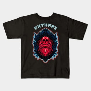 demon skull and buffalo ~ Anthrax Kids T-Shirt